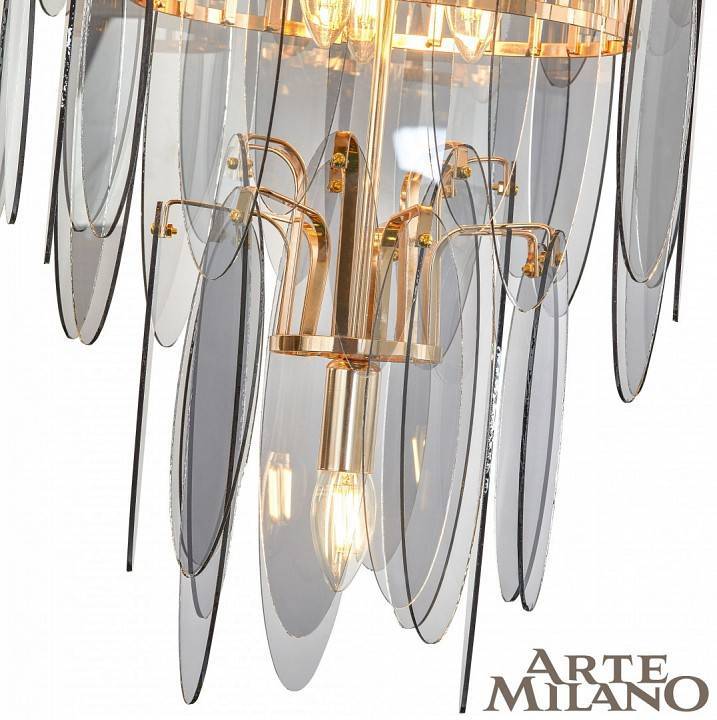 Подвесная люстра Arte Milano AM-7753B 25 ламп 1853B.D800.H1300.E14.25 G