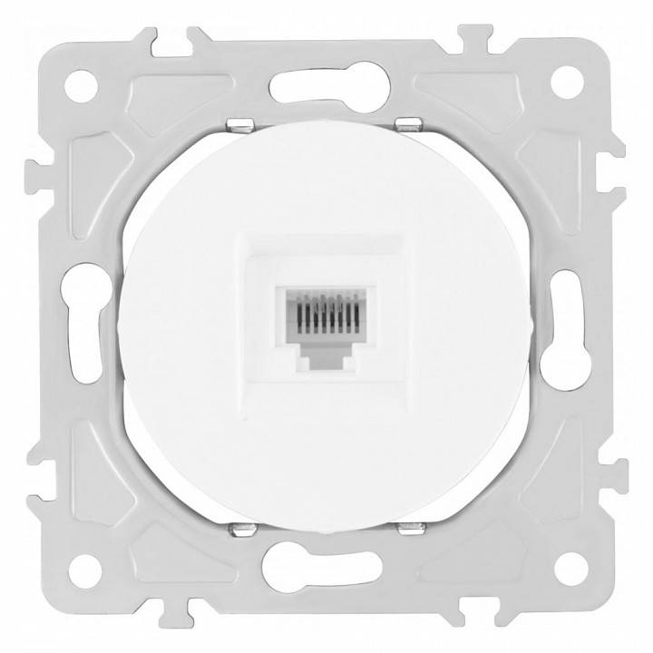 Розетка телефонная RJ-11 без рамки Arte Milano am-202 202.51-1.white