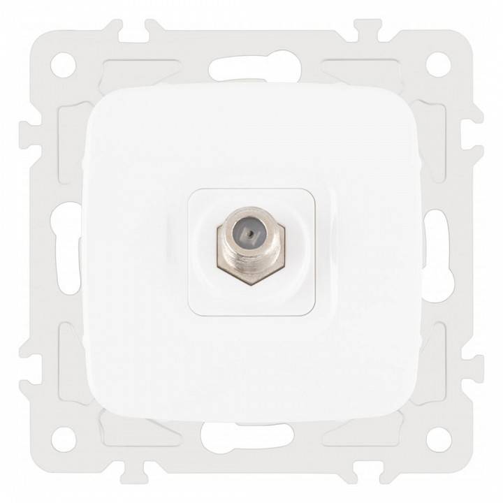 ТВ-розетка без рамки Arte Milano am-205 205.42-1.white