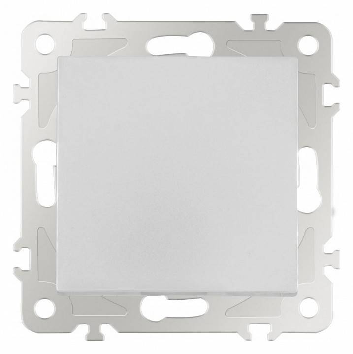 Выключатель проходной одноклавишный без рамки Arte Milano 206 206.32-1.silver