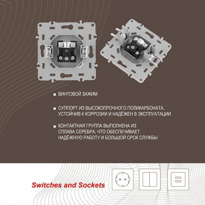 ТВ-розетка без рамки Arte Milano am-217 217.43-1.silver