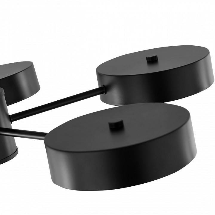 Люстра на штанге Arte Milano Ferrara 5 ламп черная 250906/5B Bk