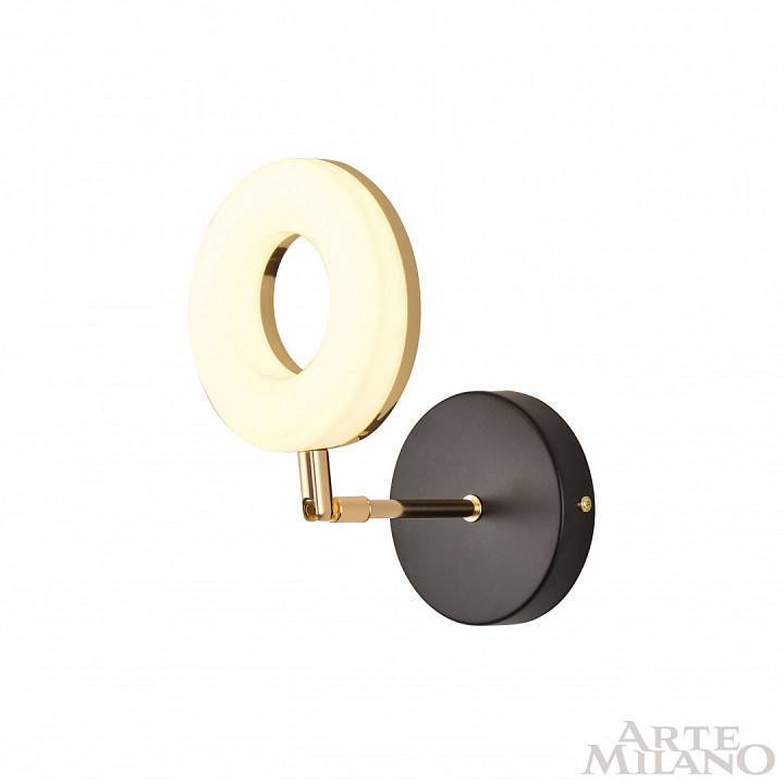 Бра Arte Milano Ferrara 271399/1B BK/GD