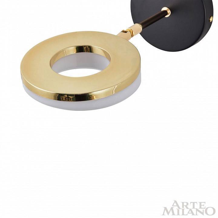 Бра Arte Milano Ferrara 271399/1B BK/GD