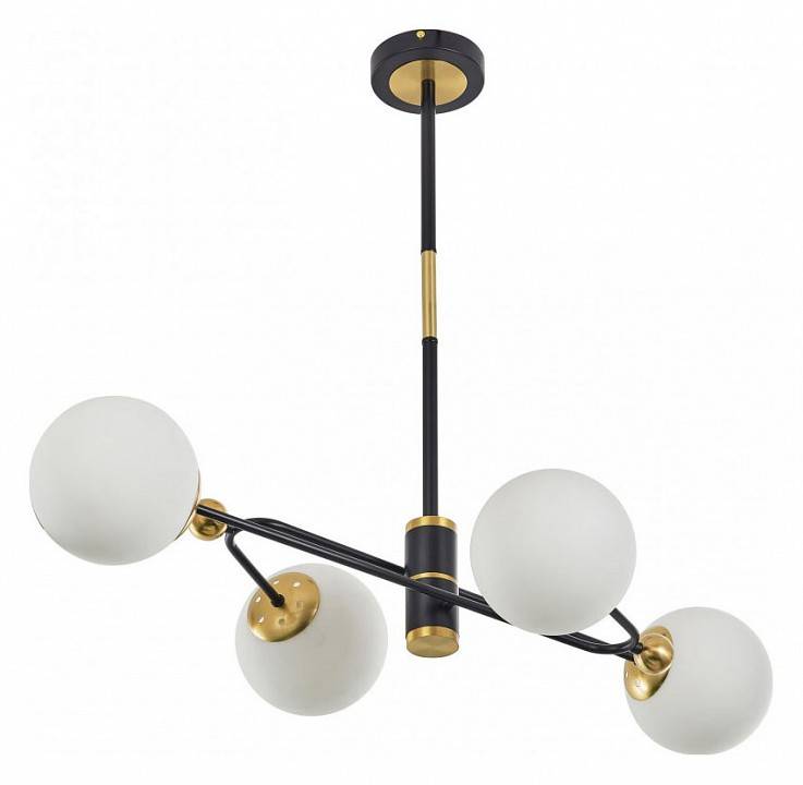 Люстра на штанге Arte Milano Neapolis 272708/4 BK/GD