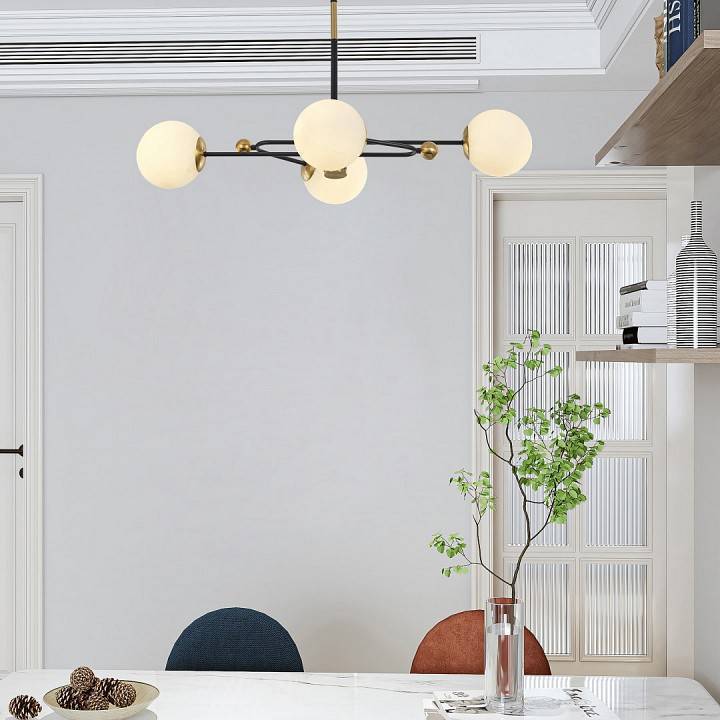 Люстра на штанге Arte Milano Neapolis 272708/4 BK/GD