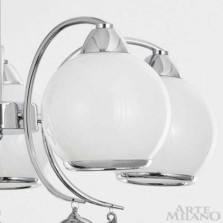 Люстра на штанге Arte Milano Neapolis 276207/5 Ni