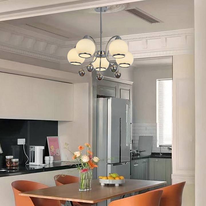 Люстра на штанге Arte Milano Neapolis 276207/5 Ni