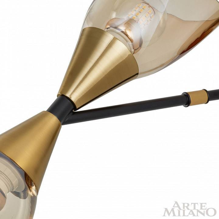 Бра Arte Milano Neapolis-76708 276708/2B BK/GD