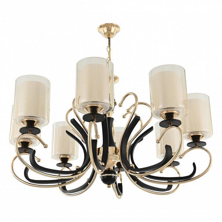 Подвесная люстра Arte Milano Florentia-2237 8 ламп 302237/8 Bk/Gd