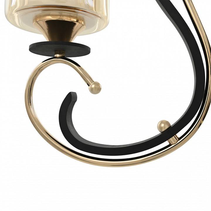 Подвесная люстра Arte Milano Florentia-2237 8 ламп 302237/8 Bk/Gd