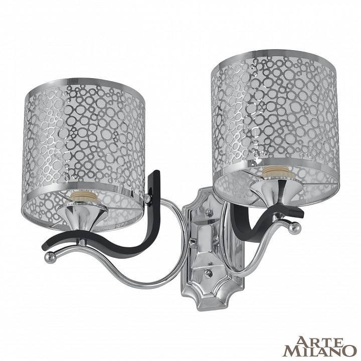 Бра Arte Milano Florentia 306787/2W Bk/Ni