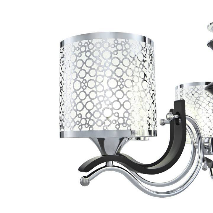 Подвесная люстра Arte Milano Florentia-6787 5 ламп 306787/5 Bk/Ni