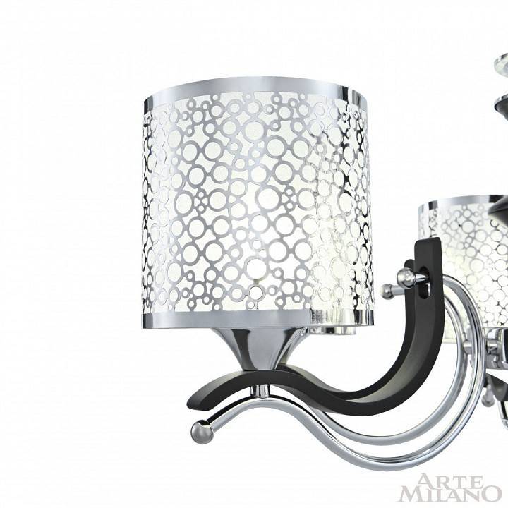 Подвесная люстра Arte Milano Florentia-6787 306787/6 Bk/Ni