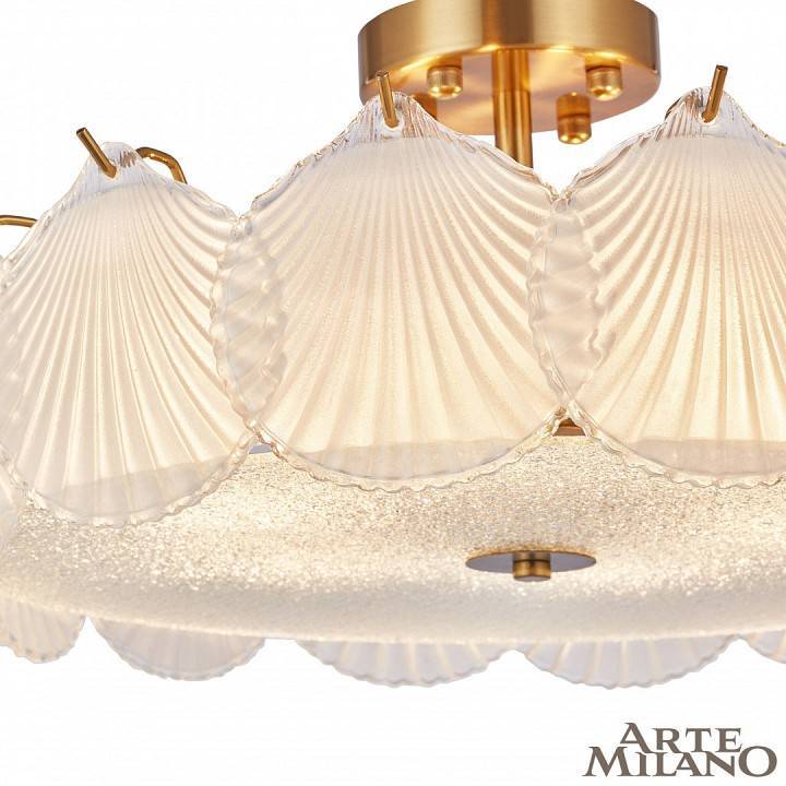 Люстра на штанге Arte Milano AM-Rim D600 латунь 316009/D600 BS