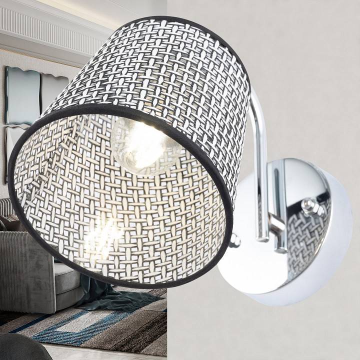 Бра Arte Milano Napoli 320007 1 лампа 320007/1W CR.BK