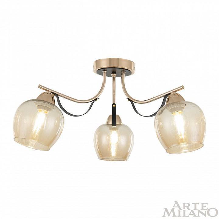Потолочная люстра Arte Milano AMALFI-322306 322306/3 FG+BK