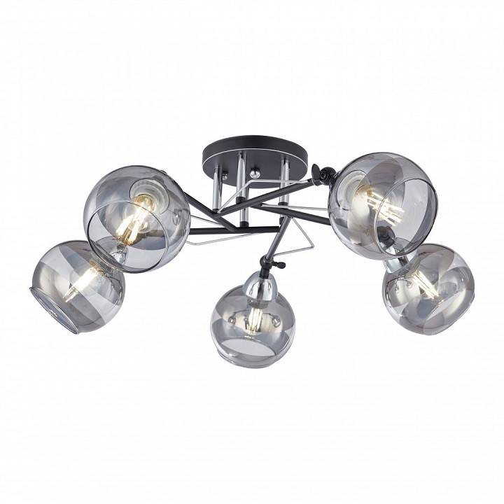 Потолочная люстра Arte Milano AMALFI 5 ламп 323685/5B BK+CR