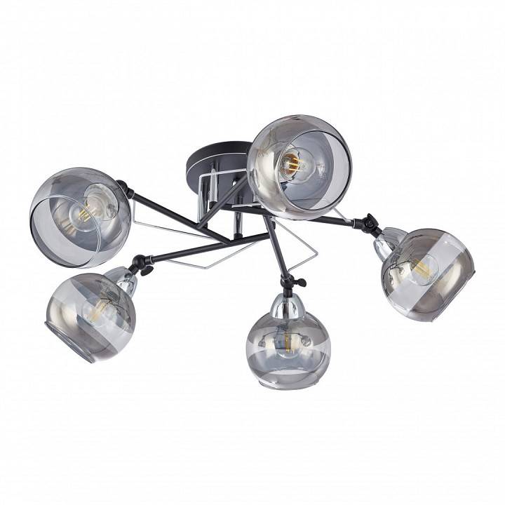 Потолочная люстра Arte Milano AMALFI 5 ламп 323685/5B BK+CR