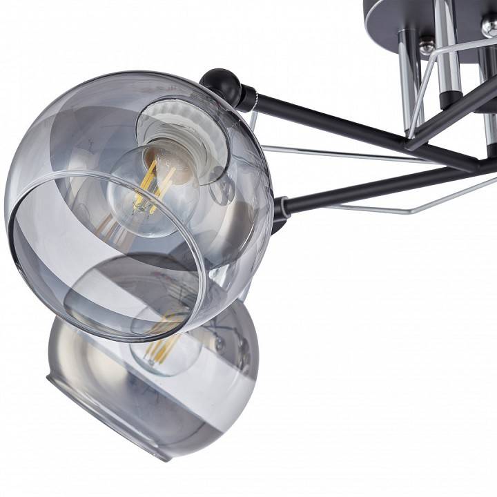 Потолочная люстра Arte Milano AMALFI 5 ламп 323685/5B BK+CR