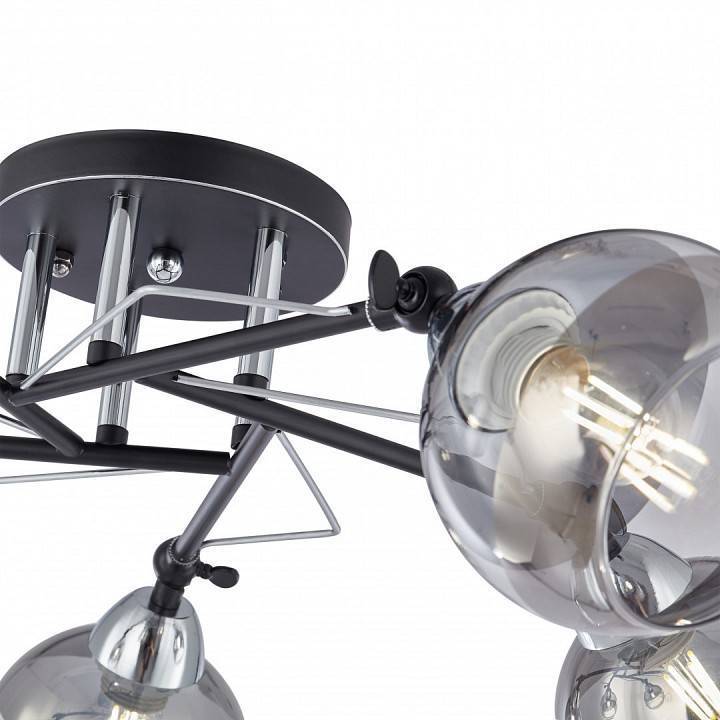 Потолочная люстра Arte Milano AMALFI 5 ламп 323685/5B BK+CR