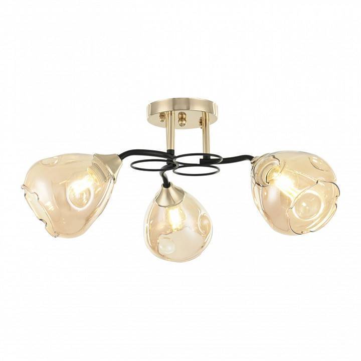 Потолочная люстра Arte Milano AMALFI 3 лампы 324106/3 FG+BK