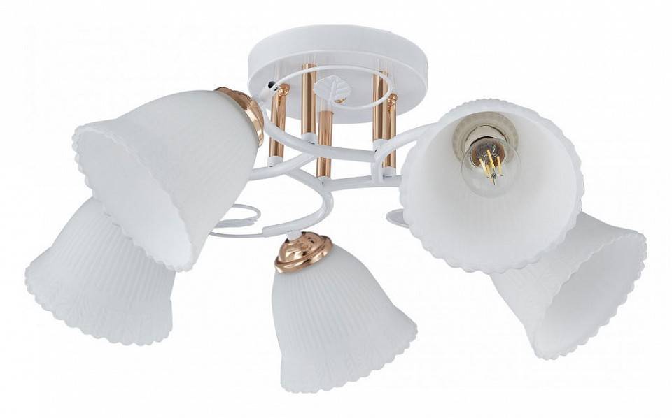 Потолочная люстра Arte Milano AMALFI 5 ламп 325395/5A WH+FG