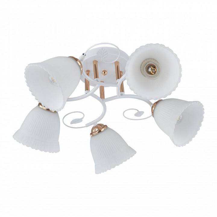 Потолочная люстра Arte Milano AMALFI 5 ламп 325395/5A WH+FG