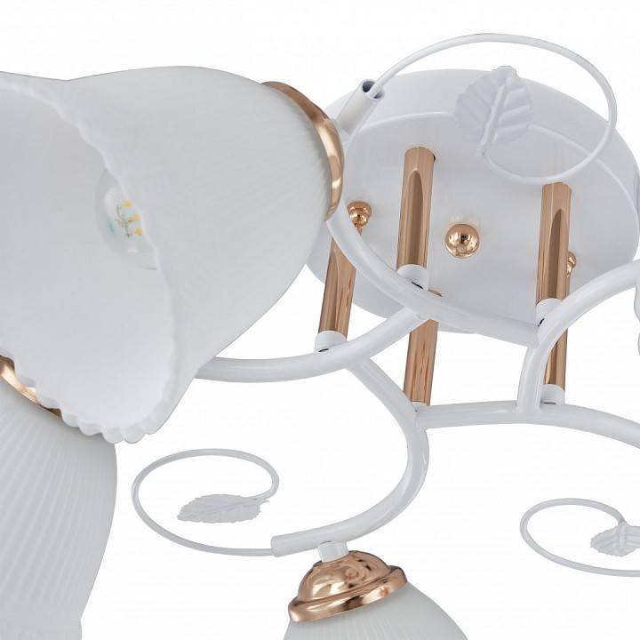 Потолочная люстра Arte Milano AMALFI 5 ламп 325395/5A WH+FG