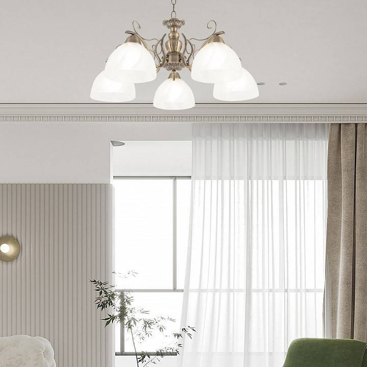 Подвесная люстра Arte Milano Amalfi-0644 5xE14 330644/5 AB