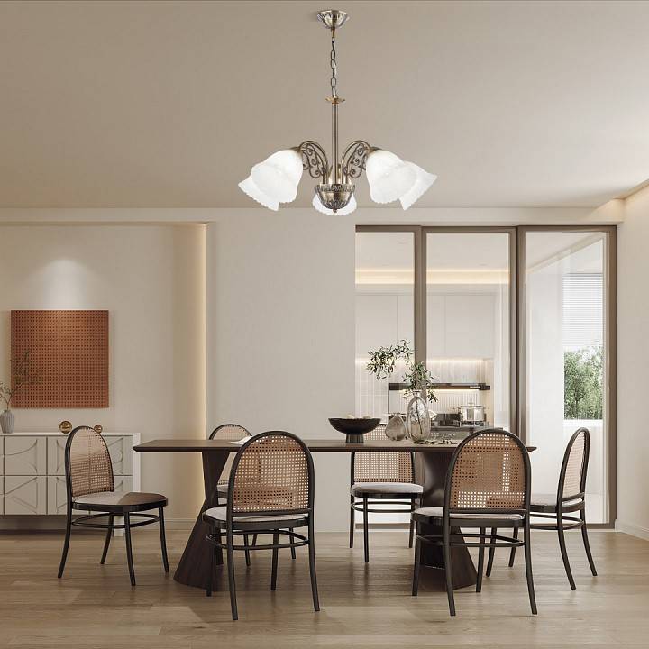 Подвесная люстра Arte Milano Amalfi-8544 5 ламп 338544/5 AB