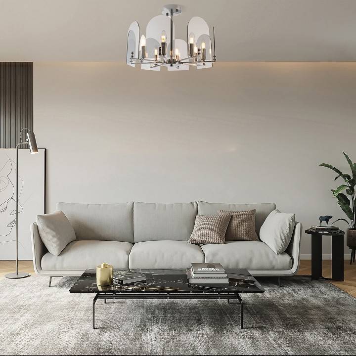 Люстра на штанге Arte Milano Sorrento 377309/8/480 CR