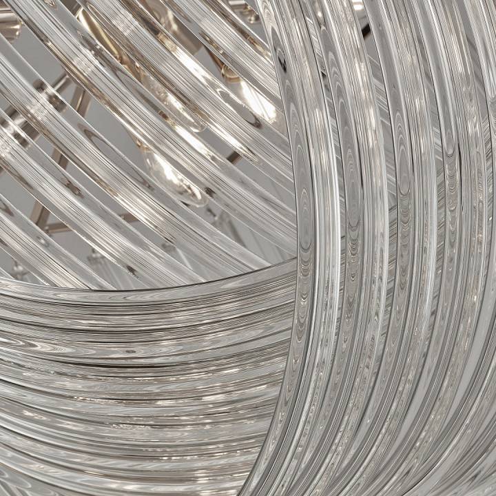 Подвесная люстра Arte Milano AM-97378 6xE14 D500 H380 мм S.97378.D500.H380.E14.6 Ni