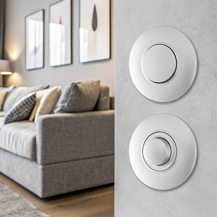 Выключатель одноклавишный Arte Milano SET08-1 SET08-1-30-1 silver