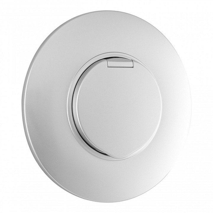 Розетка с заземлением и шторкой, с крышкой Arte Milano SET08-1 SET08-1-41-1 silver