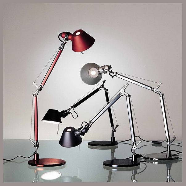 Настольная лампа офисная Artemide Tolomeo Basculante A001300