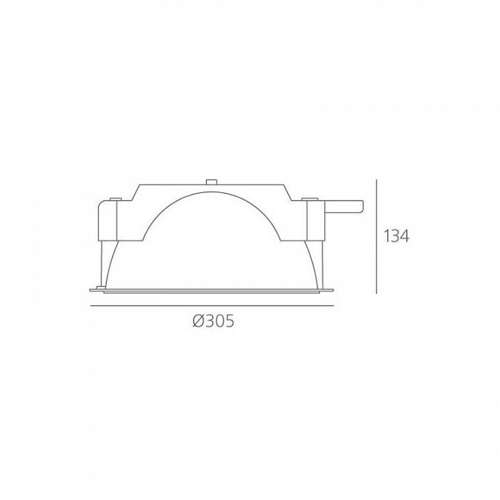 Встраиваемый светильник Artemide Luceri L598200