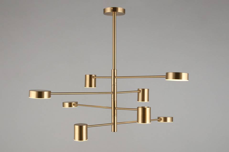 Люстра на штанге Aployt Frania 48 ламп APL.017.17.48