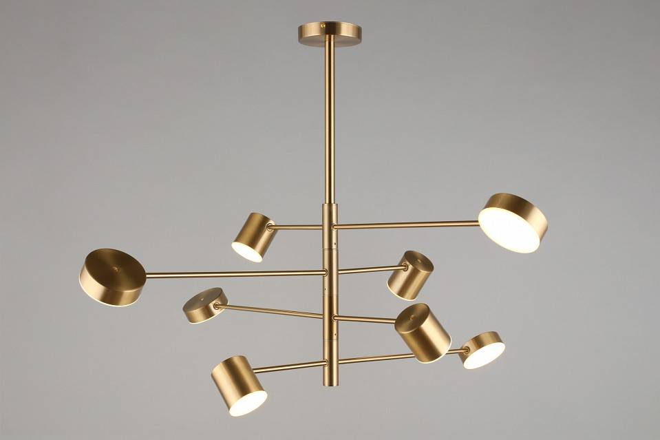 Люстра на штанге Aployt Frania 48 ламп APL.017.17.48