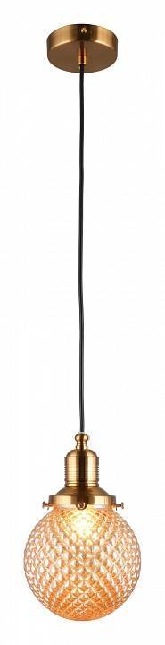 Подвесной светильник Aployt Sofi черный с золотом 1 лампа APL.302.16.01