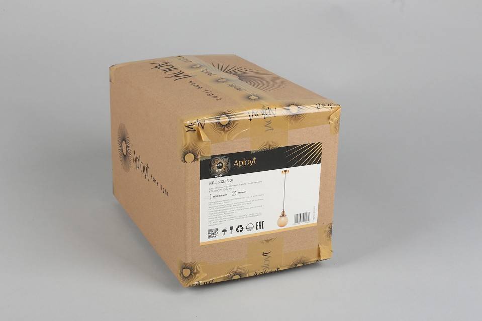 Подвесной светильник Aployt Sofi черный с золотом 1 лампа APL.302.16.01