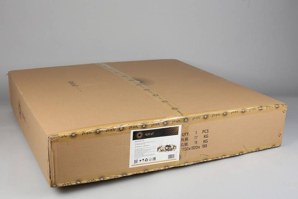 Подвесной светильник Aployt Veva золото 10 ламп APL.829.13.10