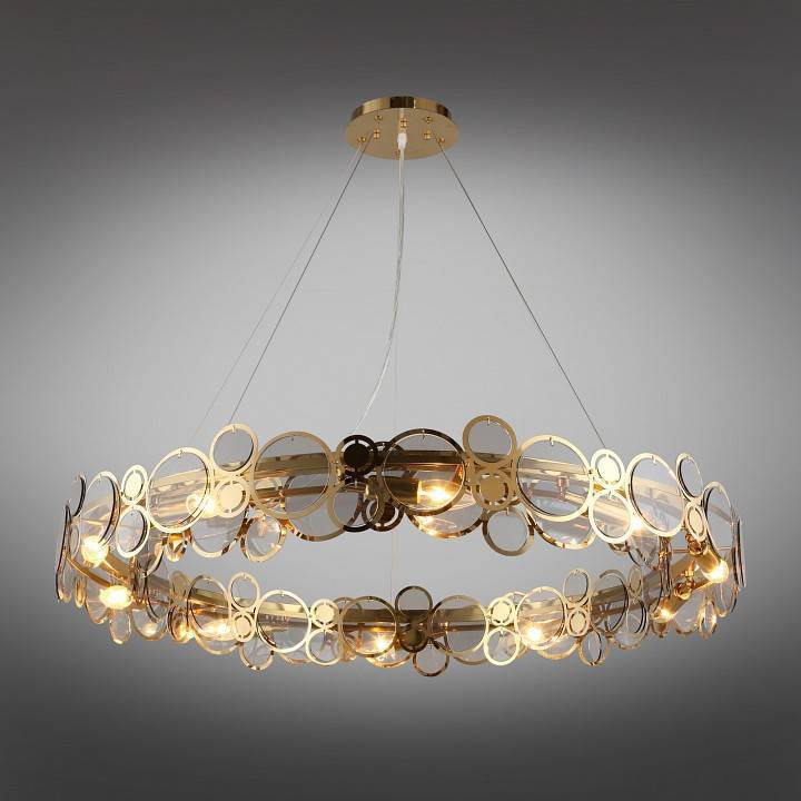 Подвесной светильник Aployt Veva золото 10 ламп APL.829.13.10