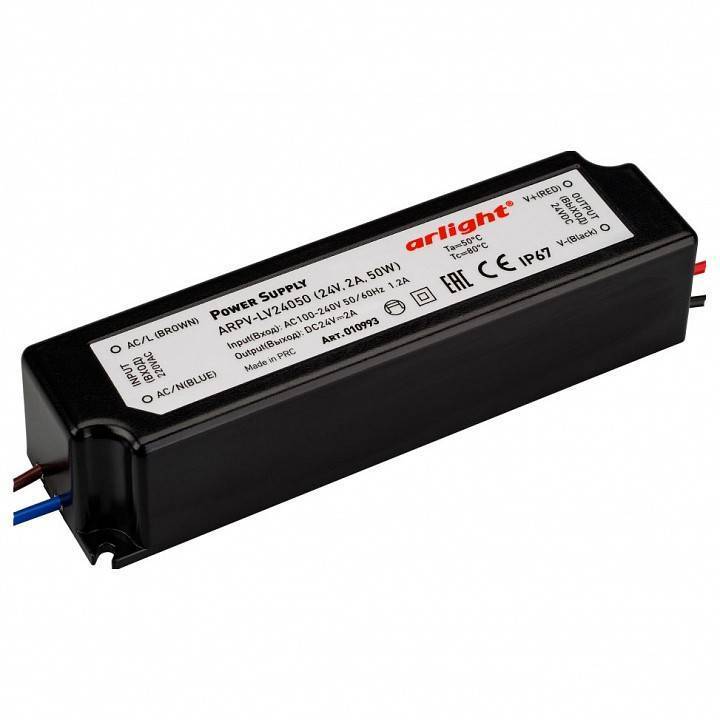 Блок питания Arlight ARPV-LV24050 24 В 48 Вт IP67 010993
