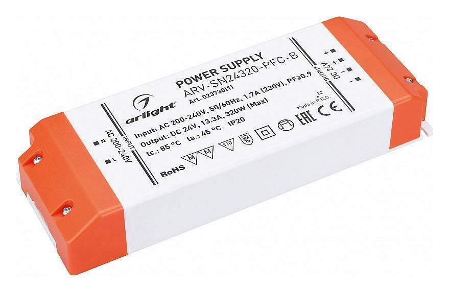 Блок питания Arlight ARV-SN24100-SLIM-PFC-B 24 В 100 Вт 023730(1)