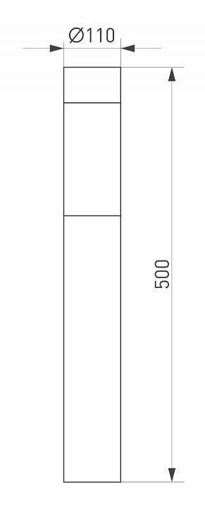 Наземный высокий светильник Arlight Stem 029966