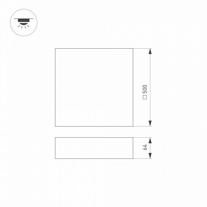 Накладной светильник Arlight QUADRO 034799