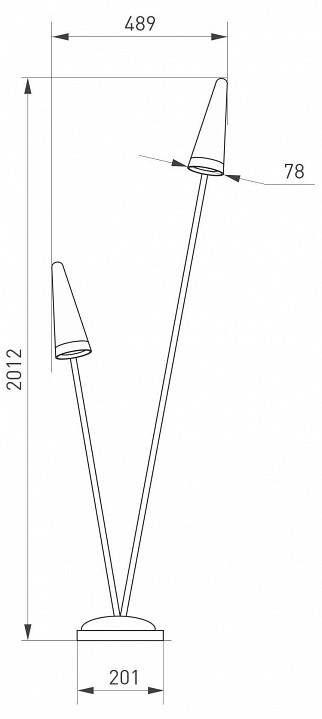Светильник уличный наземный Arlight Cono 035394