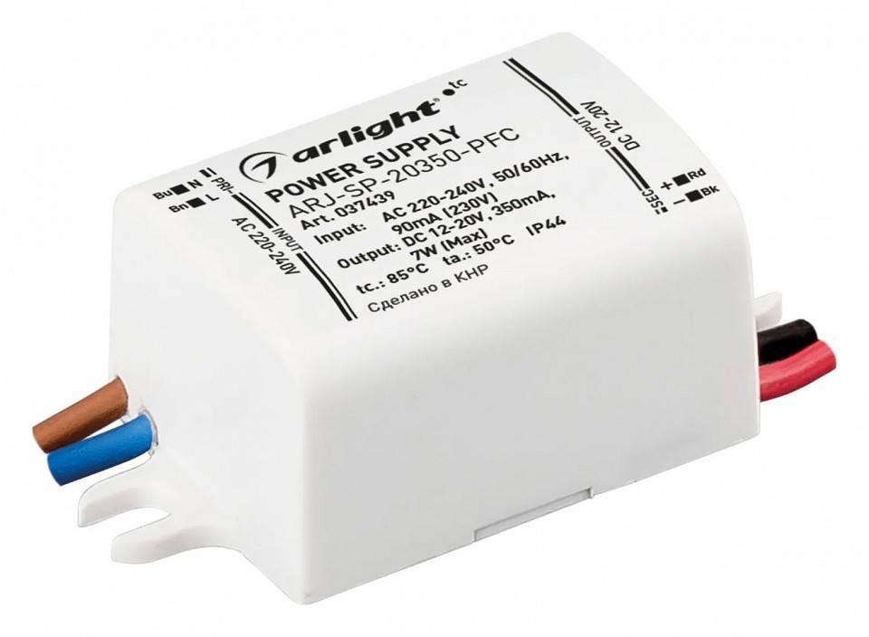 Блок питания Arlight ARJ-KE-24018-P 24 В 18 Вт 037439