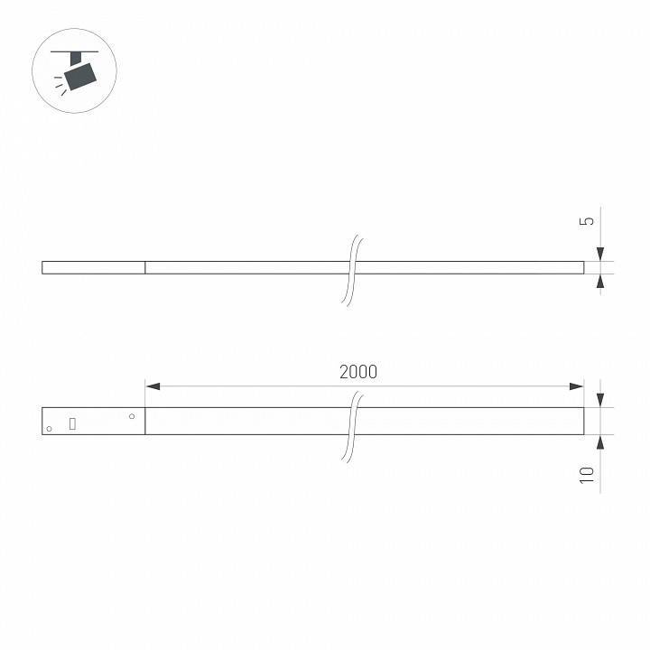 Встраиваемый светильник гибкий Arlight MAG-MICROCOSM 043251